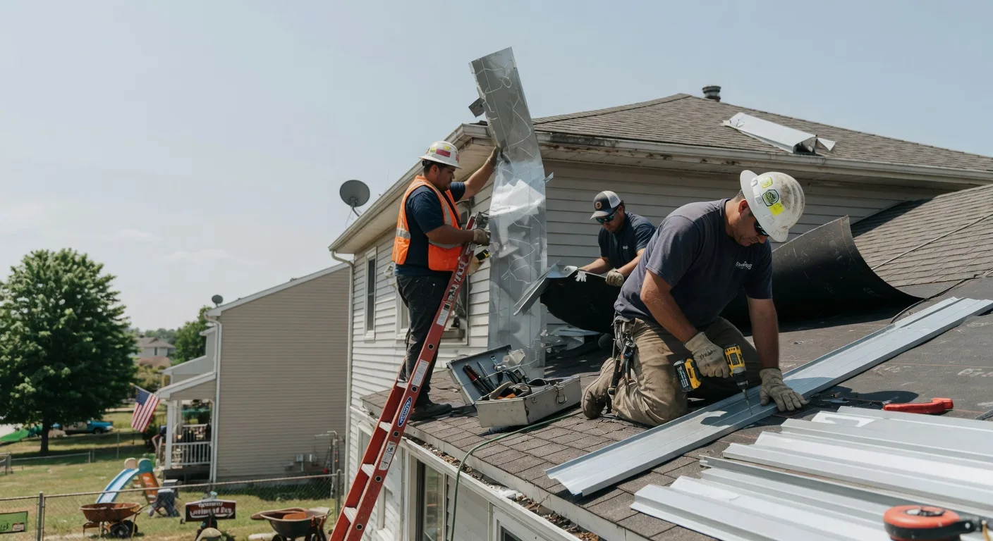 Storm Damage Metal Roof Repair in Carrollton, AL